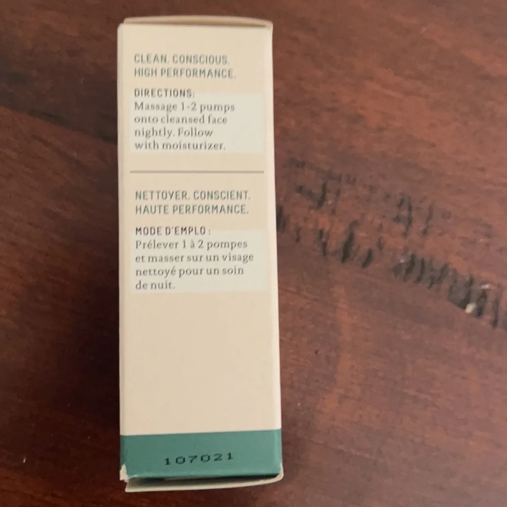 NWT Mini Biossance Squalane & Lactic Acid Night